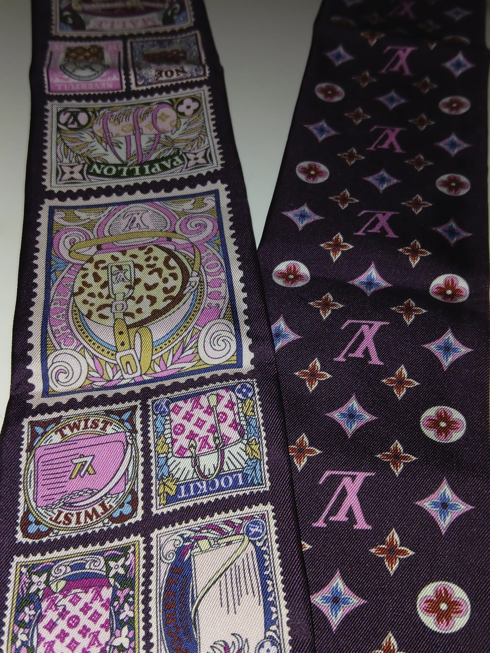 Louis Vuitton New Monogram  Bandeau Scarf Authentic